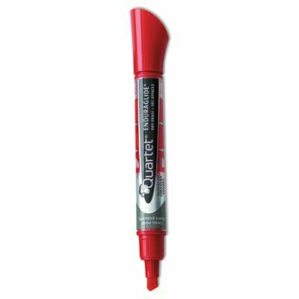 Quartetmfg ENDURAGLIDEDRY ERASE MARKER, BROAD CHISEL TIP, RED, DOZEN 50014M